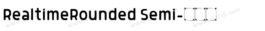 RealtimeRounded Semi字体转换